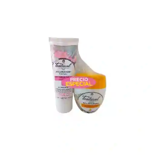 Precio Especial Crema Teatrical Aclaradora Celulas Madre Rosa (2 Und)