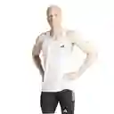 Adidas Camiseta Otr B Tank Para Hombre Blanco Talla S
