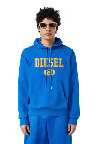 Diesel Buzo Hombre Adulto Azul Talla M S-GINN-HOOD-K25