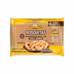 Sanissimo Rosquitas horneadas de yuca con chía y quinua multipack 120G