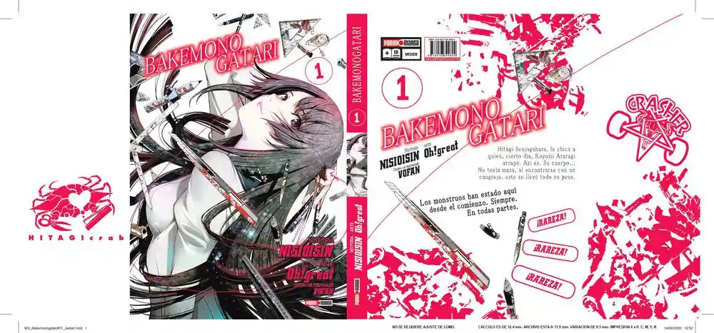 Bakemonogatari N.1 Panini Sin Ref