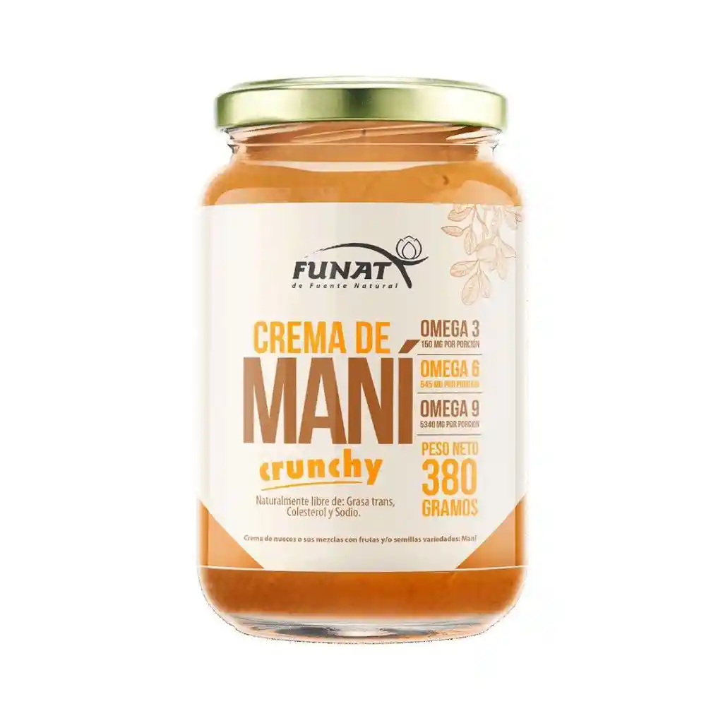 Funat Crema de Maní Natural Crunchy