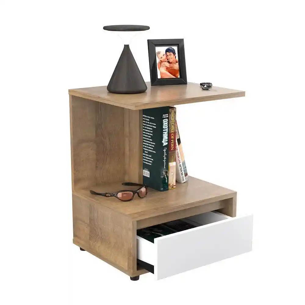 Mesa de Noche Berlin Amaretto Inval Mn7210am