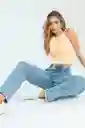 Jeans Mom Fit Cacao