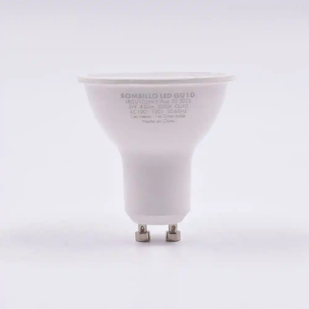 Bombillo Led 5w Cálido Base Gu10 Ecolite Lbgu105w C