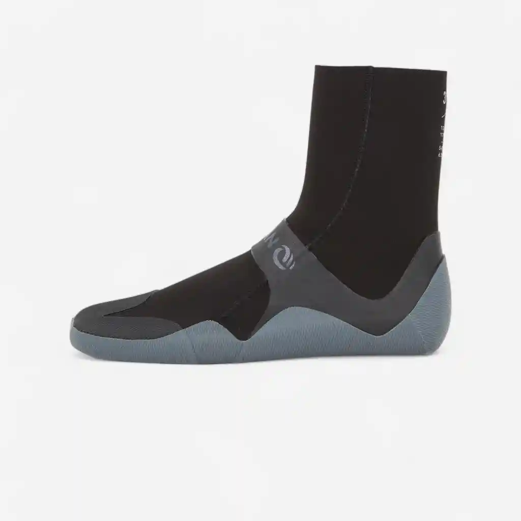 Zapatos de Neopreno de de Surf Unisex Olaian 500 Negro