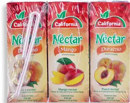 California Néctares Sabores Surtidos x 3 Unidades