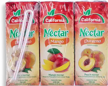 California Néctares Sabores Surtidos x 3 Unidades