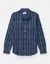 Camisa Hombre Azul Talla Medium 2722423 American Eagle