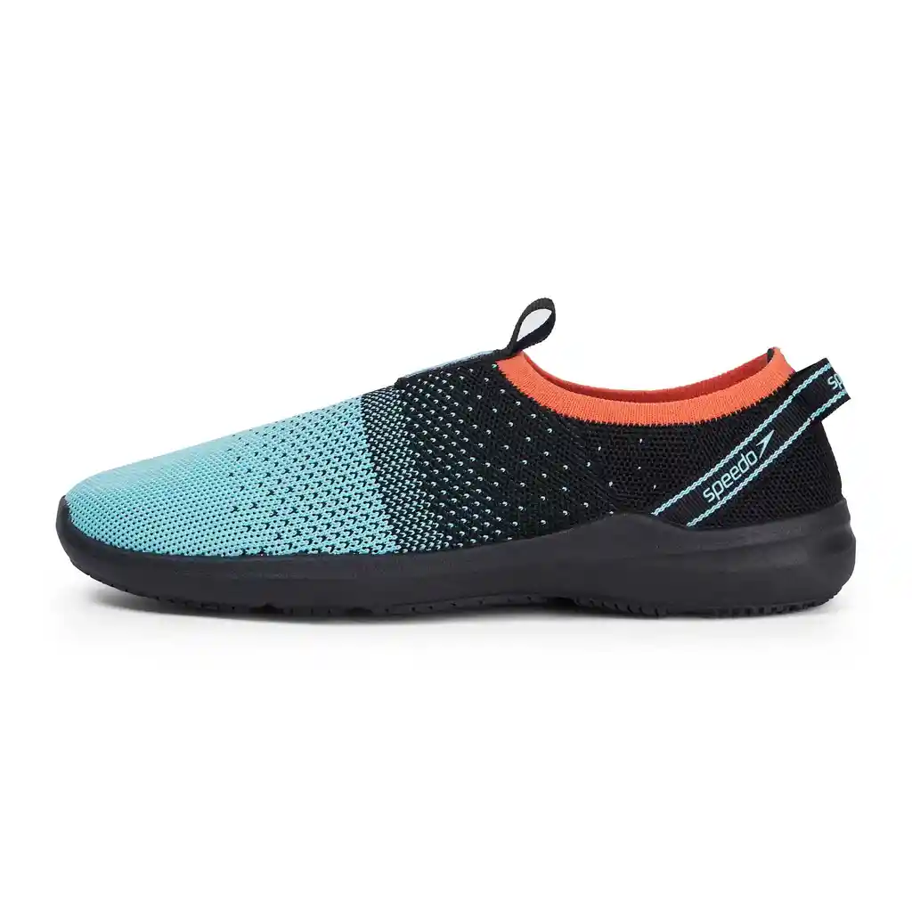 Zapatos Para Agua Surfknit Femenino Negro / Azul-10