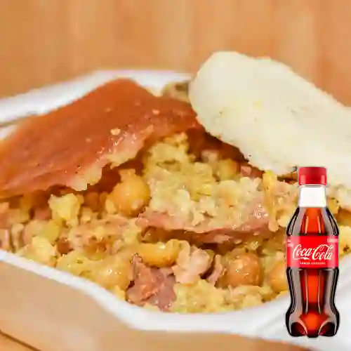 Combo Lechona Porción + Coca Cola Original 250ML
