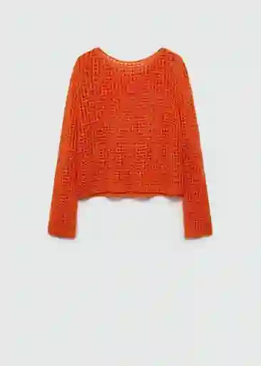 Jersey Pami Naranja Talla XL Mujer Mango