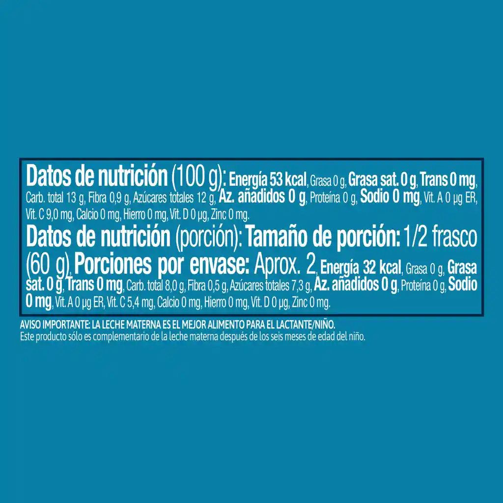 Compota GERBER de manzana x 113g