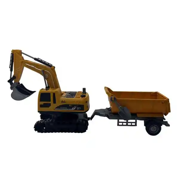 Toy Logic Excavadora Control Remoto Brazo Articulado Dual Front