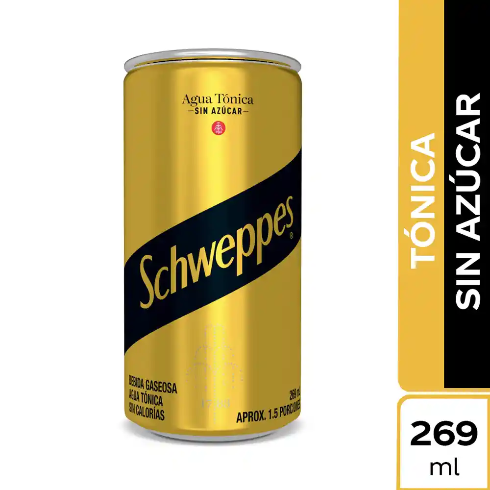 Schweppes Tónica Sin Azúcar 269 mL