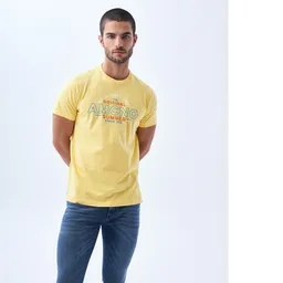 Camiseta Hombre Amarillo Talla M 842F002 Americanino