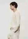 Buzo Buzo Jersey Avana Crudo Talla XXL Hombre Mango