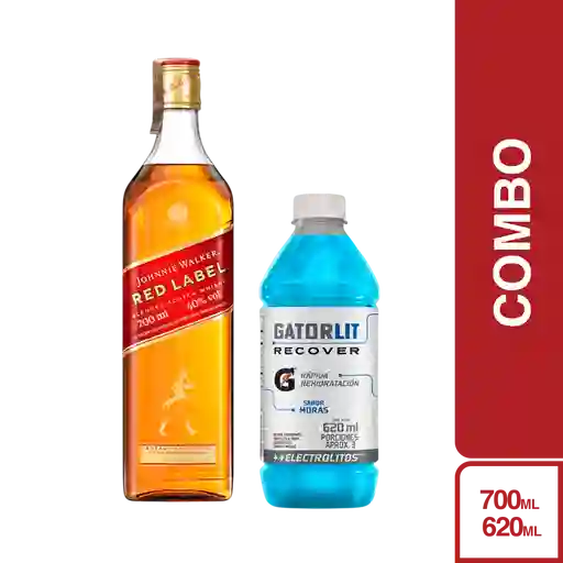 Combo Johnnie Walker Red Label +Hidratante Gatorlit Mora