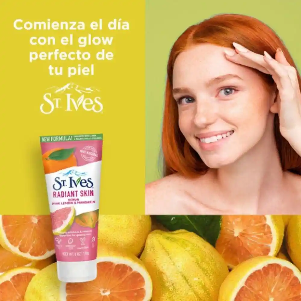 ST. Ives Exfoliante Radiant Skin Pink lemon and mandarin scrub 