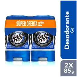 Desodorante Hombre Speed Stick Xtreme Night Gel 2x85g