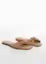 Sandalias Moni Camel Talla 38 Mujer Mango