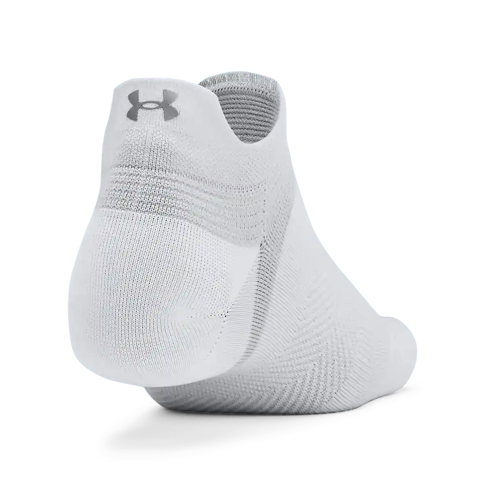 Under Armour Medias ad Run Lite ns Hombre Blanco SM