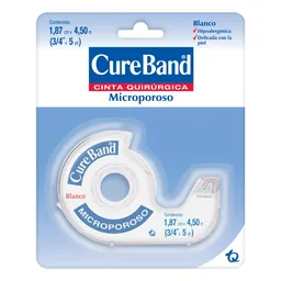 Cure Band Cinta Quirúrgica Microporoso Blanco
