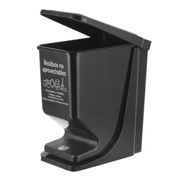 Vanyplas Papelera 14 L Negra Con Screen