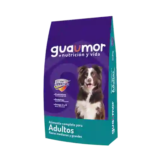 Guaumor Alimento Para Perro Adulto Raza Mediana y Grande 8 Kg
