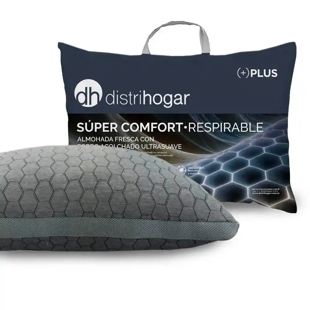 Almohada 45*65* Malla Respirable Distrihogar Pt22287
