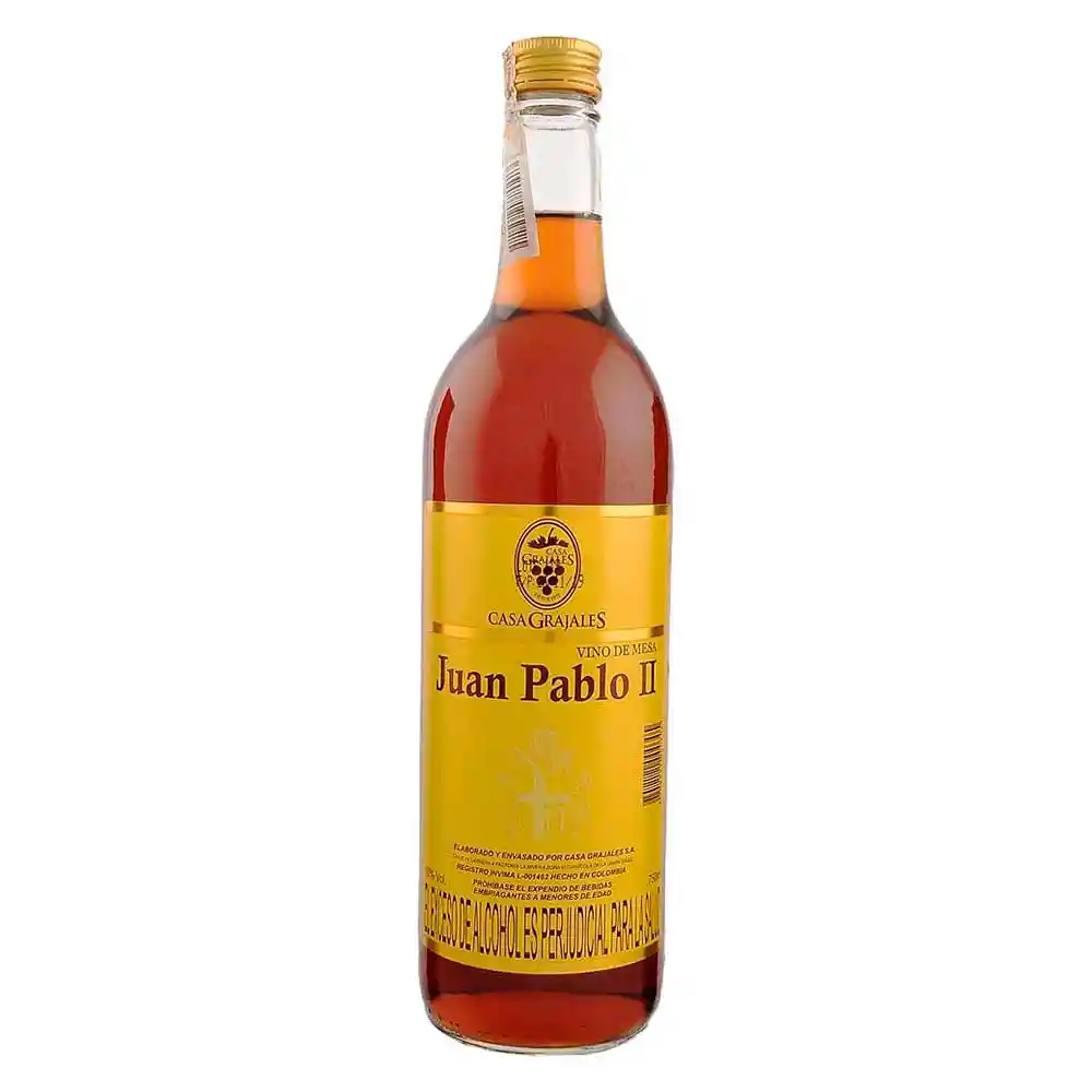 Grajales Vino de Mesa Juan Pablo II