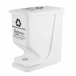 Vanyplas Papelera 14 L Blanca Screen