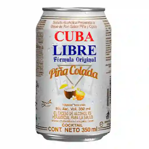 Cuba Libre Bebida Alcohólica Preparada Sabor a Piña Colada