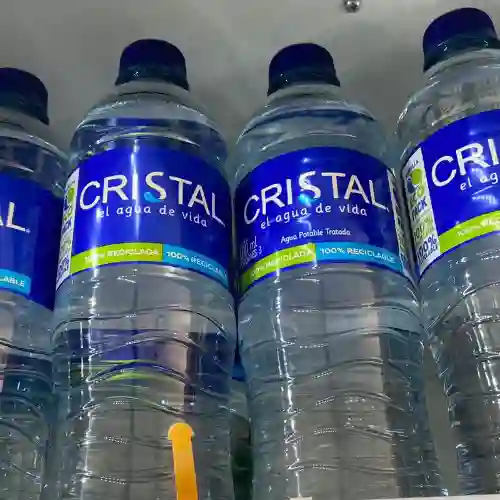 Botella Agua de Marca Cristal (Postobon)