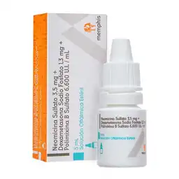 Memphis Solución Oftálmica Estéril (3.5 mg / 1.3 mg / 6.600 U.I)