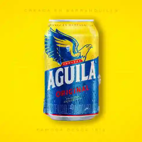 Cerveza aguila lata