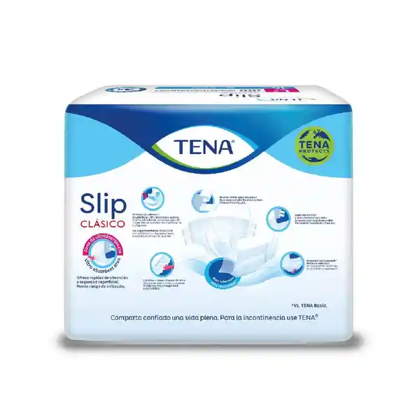 Tena Pañal Slip Clásico Talla L