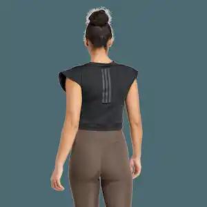 Adidas Camisa Polo Power Boxy Tk Mujer Negro Talla S Ref: IW1496