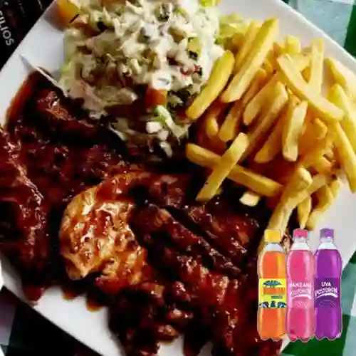 Combo Mixto 3 Carnes + Gaseosa Postobón 400 ml