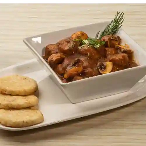 Salteadito de Nuggets de Soya y Crimines