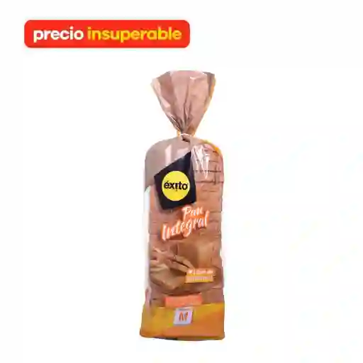 Pan Tajado Integral Éxito