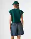 Camiseta Mujer Verde Talla M 602G006_VER195220 Americanino