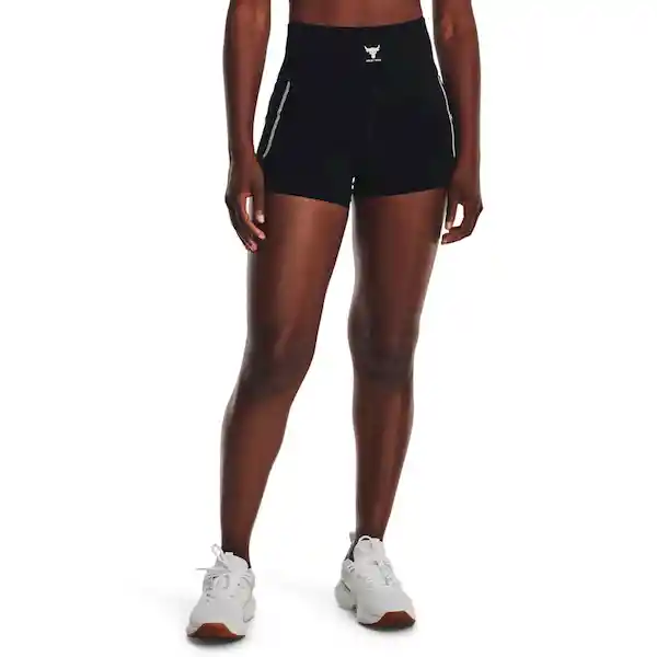 Under Armour Short Project Rock Meridian Mujer Negro Talla S