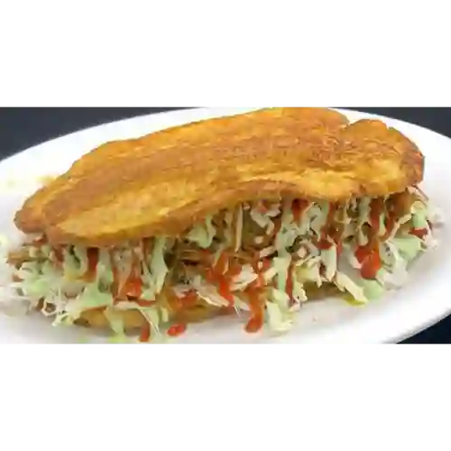 Patacón de Carne Mechada