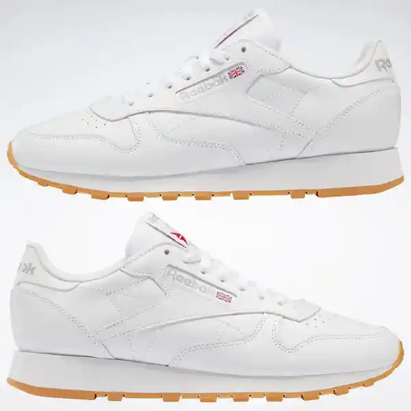 Reebok Zapatos Classic Leather Hombre Blanco Talla 9