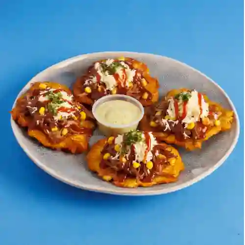 Patacones Desmechados