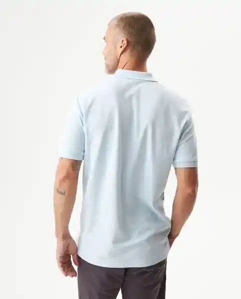 Camiseta Polo Classic Azul Ligero Claro Talla S Chevignon