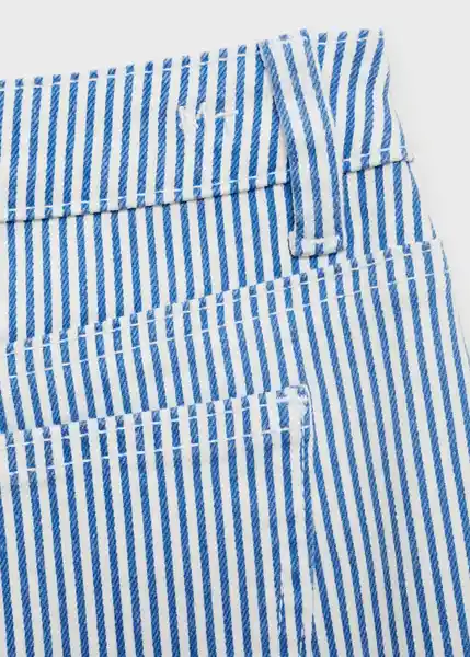 Short Minibs Azul Talla 20 Teen Niñas Mango