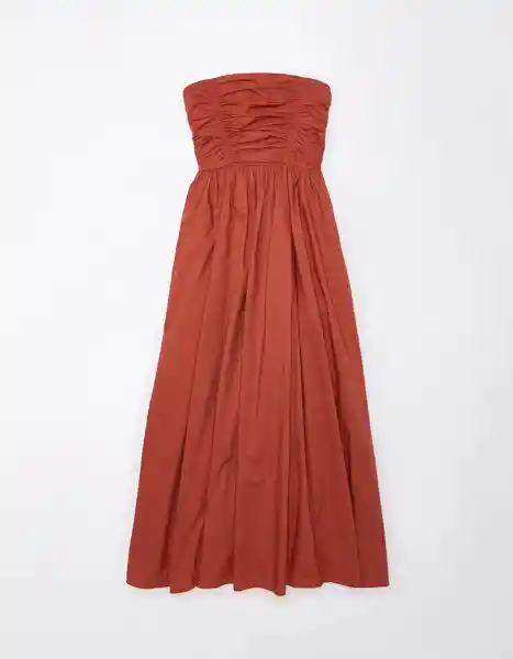 Vestido Mujer Naranja Talla: X-Small American Eagle