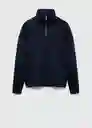 Sudadera Amleto Navy Talla XL Hombre Mango